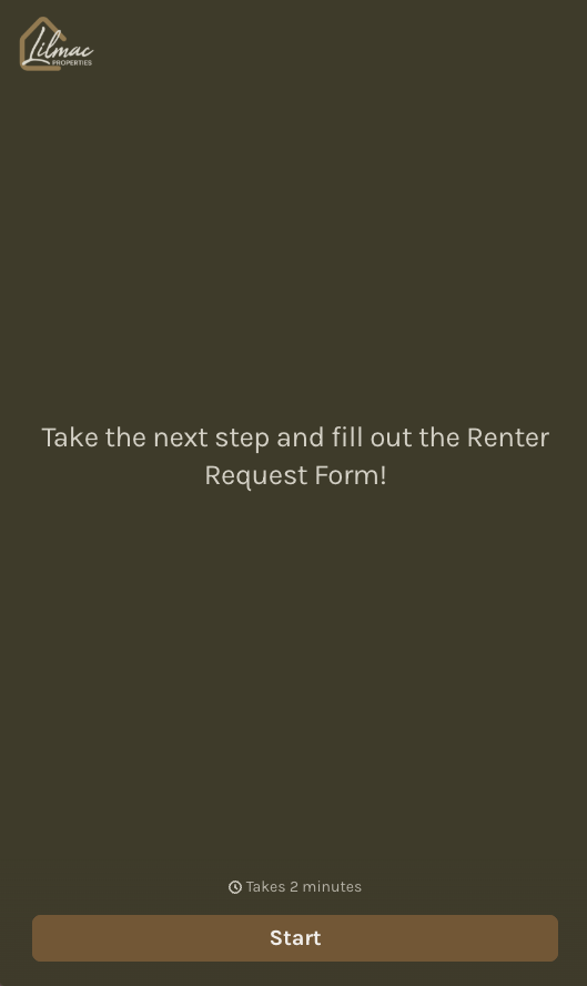 Renter Request Form Renter Request Form